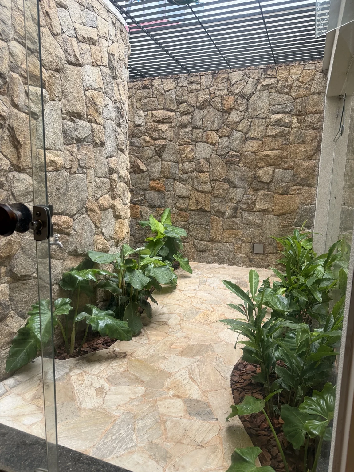 Jardim interno da CLINOR